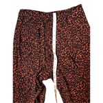 BP black and orange palazzo high waist with attach front tie belt wide leg size Photo 9