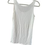 Uniqlo White Fitted Sleeveless Tank Top Photo 2