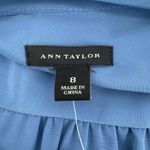 Ann Taylor NWT Pintuck Ric Rac Trim Sleeveless Belted Shirt Dress Blue Size 8 Photo 5