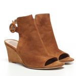 Gianvito Rossi  Cinnamon Suede Slingback High Heel Open-Toe Sandals 38 1/2 Photo 0