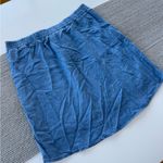 Jones New York JONES NY Signature Chambray Blue Tencel Drawstring Skirt Size 8 NWT Photo 5
