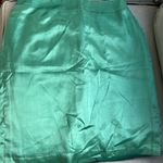 Blue Satin Skirt Size 6 Photo 0