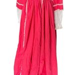 Vintage prairie dress pink with bonnet and bag White Size M Photo 2