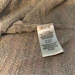 Helmut Lang Helmut gray mesh sheer long sleeve sweater v-neck asymmetric hemline size S Photo 5