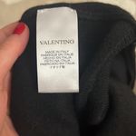 Valentino silk wool blend black lace trim knee length bodycon dress Size XS Photo 7