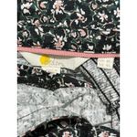 Boden Smocked Jersey Shirt Dress Floral Long Sleeve Green Black Pink 4 Long Photo 10