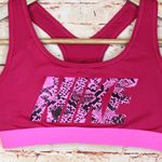 Nike | Dri-Fit Running Hot Pink Logo Sports Bra Photo 2