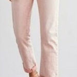 Pilcro NWT Anthropologie Slim Boyfriend Jeans Rose Pink Acid Wash Womens Sz 26 Photo 0