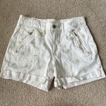 White House | Black Market White Embroidered Women's Shorts Photo 0