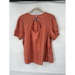 Torrid Eyelet Open Back Blouse Women 1X Pink Preppy Feminine Spring Whimsy Photo 2