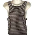 Everlane Striped Navy White Racerback Nidi Tank Dress Sz L 100% Cotton Nautical Photo 4