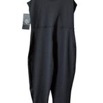 Move Theology Women's black Athletic Sporty Black and White Jumpsuit Sz M NWT Size M Photo 0