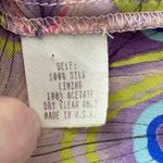 Nanette Lepore  Size 4 Peacock Feather Print Silk Tank Top Photo 3