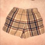Aerie Soft Gauze High Waisted Pajama Boxers Plaid Cotton Photo 7