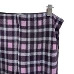 Maeve Anthropologie Womens Sz XS Pink Purple Plaid Flare Cropped Pull On Pants Photo 4