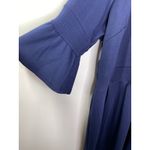 Jessica London Jessica London Midi Dress Women Plus 26W Blue Bell Sleeve Modest Cottagecore Photo 3