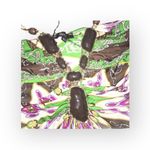 aso TV’s 90210  new Sky  Jewel Neck Bold Print Silk Halter Top  Braided Strap Pink Size XS Photo 9