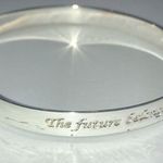 925 LA Sterling Silver Inspirational Motivational Quote Cuff Wrap Bracelet Photo 1