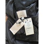 Cinq à Sept NWD Cinq A Sept Naya Black Silk Ruched Asymmetric Silk High Neck Dress Sz 2 Photo 10