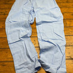 Light Blue Pajama Lounge Pants Elastic Waist Drawstring Pockets XL Photo 0