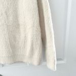 Mersea Iced Latte Cream Chalet Mockneck Fuzzy Knit Kangaroo Pocket Sweater S/M Size undefined Photo 14