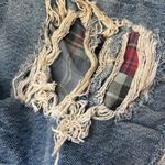 American Eagle  AE Distressed Patches Mom Jeans Women's Size 00 Straight Leg Photo 3