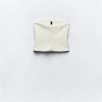 ZARA  Strapless Bow Top Photo 5