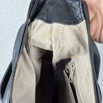 Brighton  Barbados Zip Top Hobo Bag Purse Black Pebbled Leather Pockets Bag Charm Photo 9