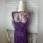 Just fab lace midi dress size large deep plum Photo 7