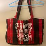 PINK - Victoria's Secret  Red and Black Tote Photo 0