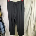 A New Day  Black Pleated Trousers Women's Size 12 Career Wide Leg Pants New Rayon Photo 7