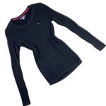 Tommy Hilfiger Round Neck Pullover Knit Top Blouse Sweater Shirt Long Sleeve Winter Casual Top T-shirt Photo 2