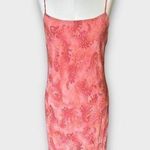 City Triangles Vintage 90s Y2K Ruffled Layered Slip Dress Pink Paisley 11 Flirty Photo 0