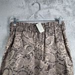 Cache Paris Womens 2 Piece Skirt Suit 4 Black Tan Baroque Jacquard Vintage 80s Photo 15