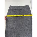Banana Republic Tweed Pencil Skirt Gray Zipper Front Business Casual Women 4 Photo 4