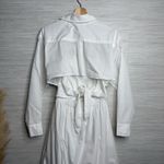 Free People  dress midi strapless cotton boho a-line Large Photo 5