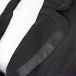 Iz Byer Iz‎ byer women's black tuxedo blazer jacket, size XS Photo 6
