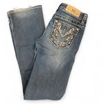 Miss Me  Chloe Bootcut Jeans Size 26 Embellished Pockets Stretch Denim READ Photo 6