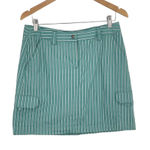 Tommy Bahama  Women's Green Striped Pockets Casual Cargo‎ Skort Size 6 Photo 0