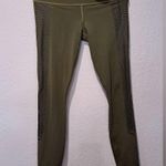 Puma Olive Leggings with Black Accents Photo 0
