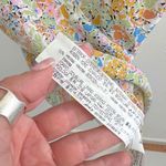 ZARA  Floral Ruffle Strap Sweetheart Neck mini Dress Small Colorful Photo 12