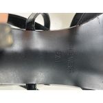 Nine West  Womens Faux Leather Strappy Stiletto Heels Back Zip Black Size 8.5 Photo 9