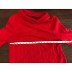 Talbots Pure Cashmere Red Mockneck Sweater Size XL Photo 4