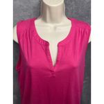 SONOMA LIFE+STYLE Womens Pink Sleeveless Lace Back V Neck Tank Top Shirt M Size L Photo 1