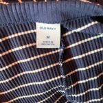 Old Navy Ribbed Blue Striped Dress Photo 5