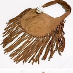 Free People  Riley Suede fringe bag in copper sungold without tags Photo 4