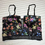 Victoria's Secret Victoria’s Secret Very Sexy Black Floral Bustier Longline Bra XS Extra Small Photo 0