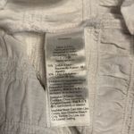 Madewell women Sachi Smocked Boatneck Tank white cotton/linen stretch Sz XS NWT Photo 7