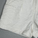 Coach  White Logo Denim Shorts Womens 6 Designer Quiet Luxury Resort Summer Prep Photo 4