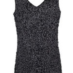 Amber Blue Black Sequin Mini‎ Dress Y2K Clubbing Cocktail Party LBD Revenge Dress Size S Photo 0